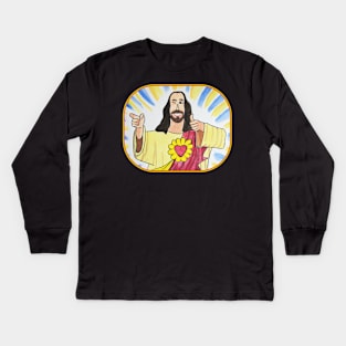 Buddy Christ Kids Long Sleeve T-Shirt